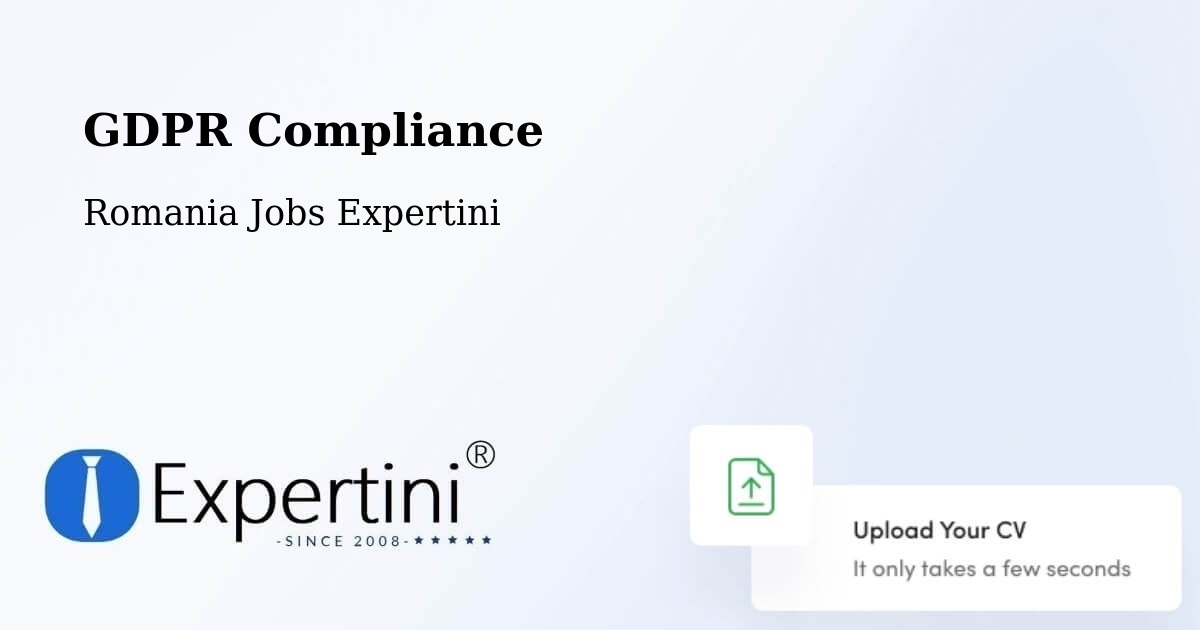 EU GDPR Compliance Statement – Fărău - Romania Jobs Expertini